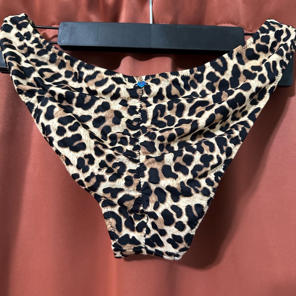 PINK Victoria's Secret Leopard Print Itsy Swim Bottom